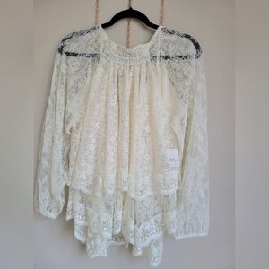 Free People Goldie Knit Top Twofor Size  M